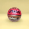 Red basketball standard game ball, male and female universal training basketball inflatable details Picture